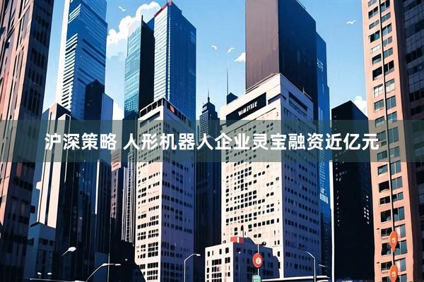 沪深策略 人形机器人企业灵宝融资近亿元