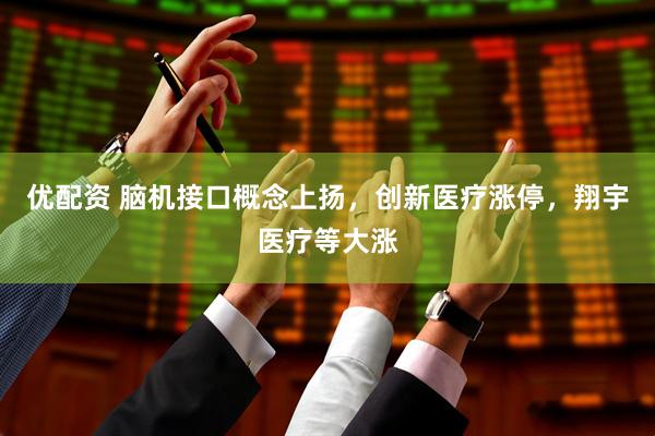 优配资 脑机接口概念上扬，创新医疗涨停，翔宇医疗等大涨