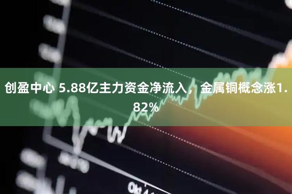 创盈中心 5.88亿主力资金净流入，金属铜概念涨1.82%