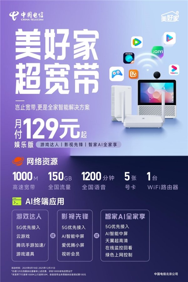 高忆管理 爱与网速皆满格！北京电信“美好家超宽带” 让团圆时刻更圆满
