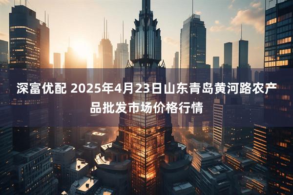 深富优配 2025年4月23日山东青岛黄河路农产品批发市场价格行情